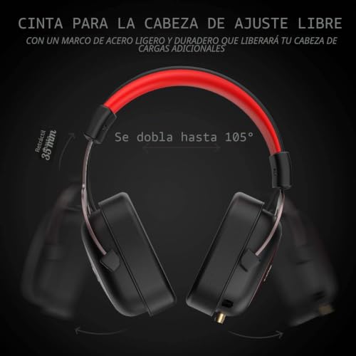 Cascos Gaming Audio de Alta Definición Redragon H510 Zeus 2 Micrófono PC 3