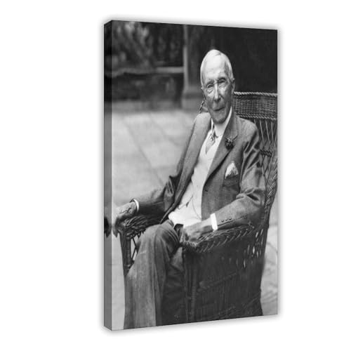Impression toile John D Rockefeller cadre à suspendre petit format