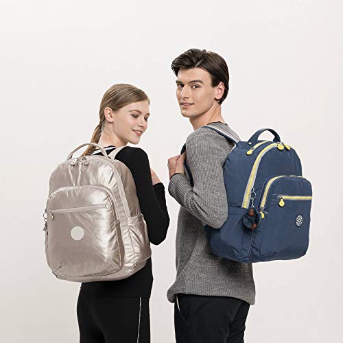 Image of Kipling Women's Seoul 15 inch Laptop Backpack, Durable, Roomy with Padded Shoulder Straps, Built-In Protective Sleeve