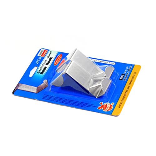 VILLFUL 2pcs Stainless Steel Door Hanger Door Clothes Hanger Over Door Coat Hooks Door Hook Towel Hooks Over The Door Hanger Holder Over Door Hanger Sticky Hooks for Hanging Hangers