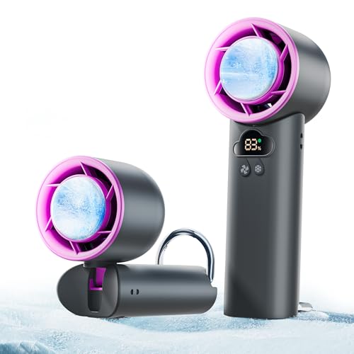 Doogoocoo Portable Handheld Mini Turbo Fan [100 Speeds & 15000Rpm Coldest Turbo...