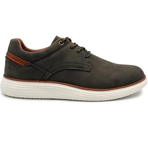 Image of AKADEMIKS Mens Dayton Oxford, Comfortable Footwear for Formal and Casual Wear
