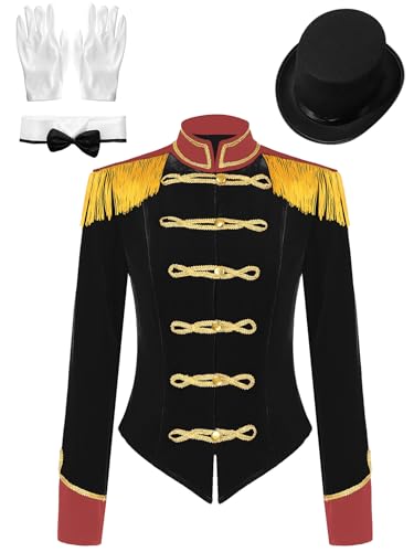 Costume Ringmaster Carnaval : la veste cirque femme pour vos soirées