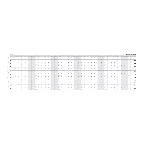 Filofax 2017 Personal/Compact Full Year Horizontal Planner Refill, 6.75 x 3.75 inches (C68401-17)