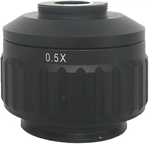 Kit de accesorios para microscopio Cámara de preparación de diapositivas Negro Plástico 7X-45X Continuar Zoom Cabezal de microscopio con adaptador