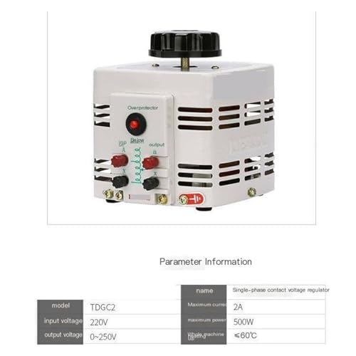 Transformateur automatique TDGC2 500W pour tester les appareils de 0 à 250V