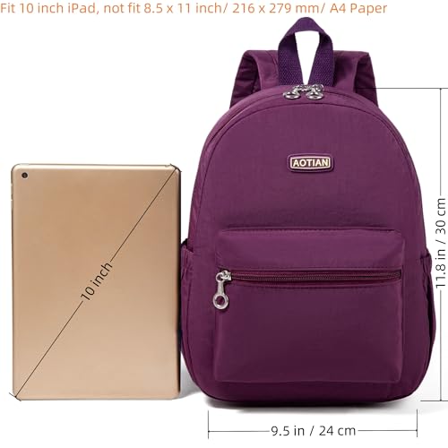 AOTIAN Mujer Mini Mochila Ligero Pequeña Bolsa de Viaje Bolsos Compacta para Casual 7 litros - imagen 3