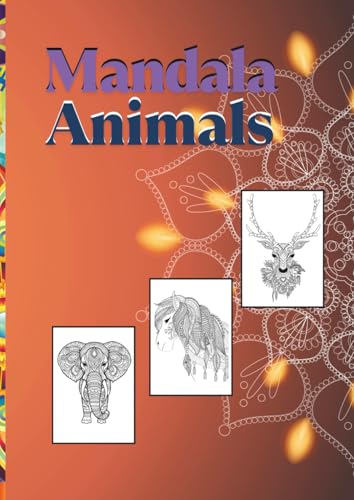 Mandala Coloring Book, 192 Animals: Adults