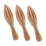JEWEDECO 3 Piezas Manual de limón Sprepliser Spreader de fruta manual exprimidor de frutas manuales exprimidor de cítricos Brown