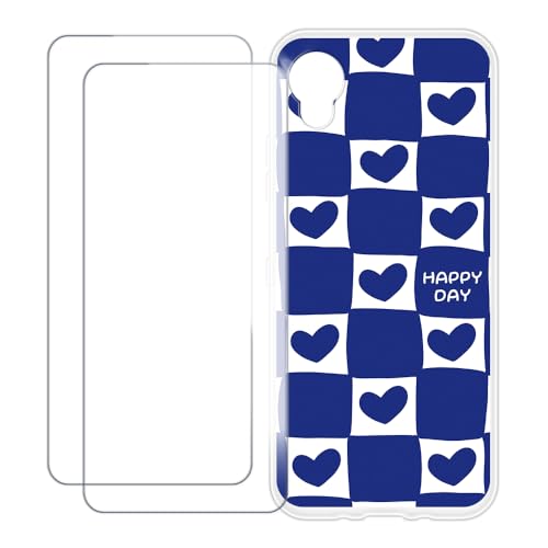 UOGNADGD Kyocera Digno BX2 A101KC �Ƃ̌݊������� �J�X�^���J���t���P�[�X�{�����K���X�ی�t�B����2���t�� ? �Ռ��z�������h�~ (���n�[�g)