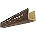 Ekena Millwork BMHH3C0100X080X216VM 3-Sided (U Hand Hewn Endurathane Faux Wood Ceiling Beam, 10"W x 8"H x 18