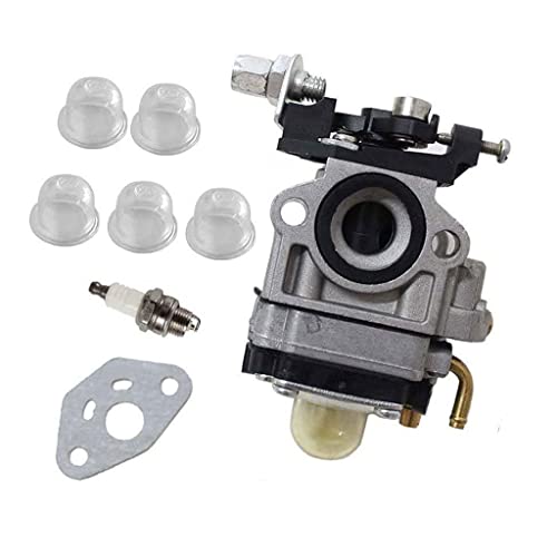 HURI Carburetor with Spark Plug for Troy-Bilt Murray Craftsman TB2BP TB2BVEC RM2BP YM2BP 753-06442