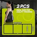 Hikeen Agility Ladder - Speed Ladder for Football, Basketball - Durable Rubber Training Ladder for Footwork with Carry Bag, No Assembly, Portable & Non-Slip Agility Football Training Equipment - Image 2