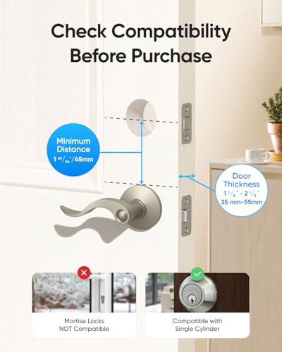 Image of eufy Security Smart Lock C220, Fingerprint Keyless Entry Door Lock, Built-in Wi-Fi, App Remote Control, Front Door Smart Lock Deadbolt, 8Months Battery, Reliable Power, IP53, Black, Traditional