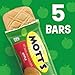 Mott's Soft Baked Apple Filled Bars, Apple Flavor Snacks, Made with Real Fruit, 5 Ct, 6.55 oz