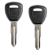 KeylessOption Replacement Chip Transponder Blank Car Ignition Key Blade for Honda Acura HD106PT (Pack of 2)