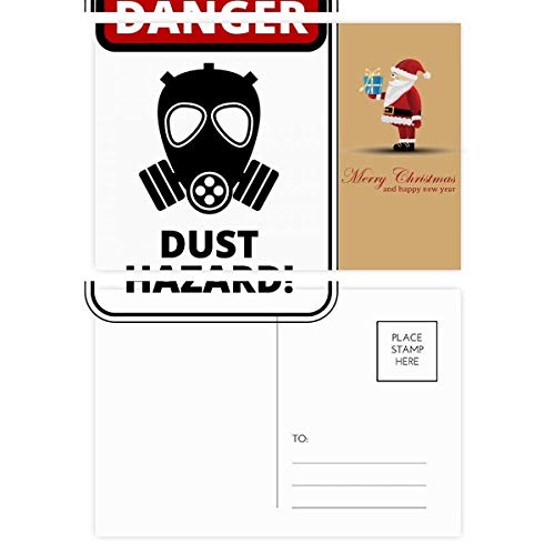 Cartes postales poussière danger au format rigide et contrasté