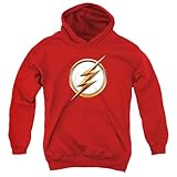 Popfunk The Flash TV Series Season 4 Logo Kids Youth Pullover Hoodie (Medium)