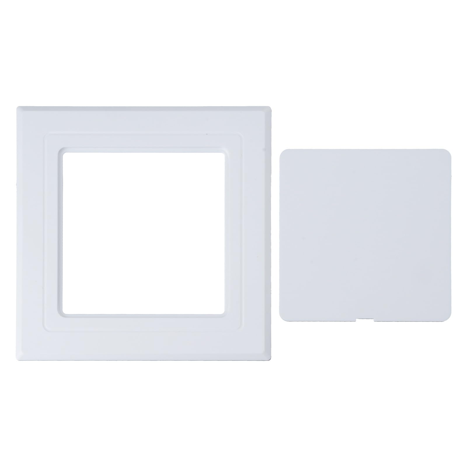 Kokdid 150X150mm None Drill Wall Mounted Access Panel Cover Opening Access Door Wall Ceiling White Hatches Cover
