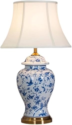 DFAEEKIYO Table Lamp Living Room Sofa Corner Shelf Antique Study Bedroom Tea Chinese Retro Bedside Desk Lamps