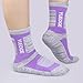 YUEDGE Women's Outdoor Hiking Socks Moisture Wicking Cotton Cushioned Crew Athletic Socks Padded Boot Socks For Women Size 6-9, Mulitcolor, 5 Pairs