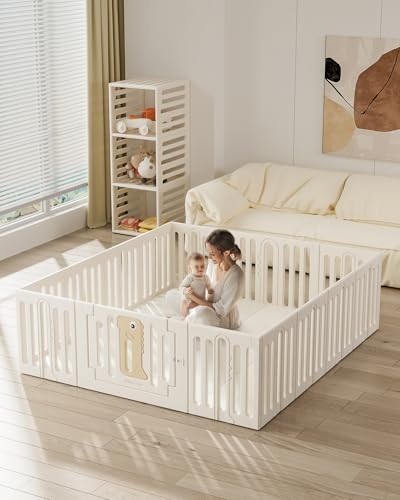 Baby Playpen, Plastic Play Pen for Babies 6-12 Months 71 * 59 in,Indoor & Outdoor Play Yard for Babies,Large Baby Gate Play Pen,Bebe Fence Play Area - Thumbnail 6