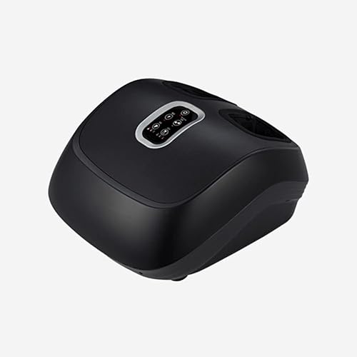 Shiatsu - Masajeador de pies con calor, máquina masajeadora de pies con múltiples modos de masaje e intensidad de aire ajustable para uso doméstico