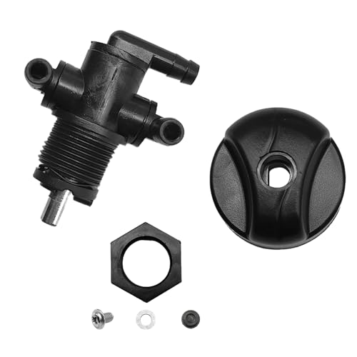 Dunviku Fuel Tank Valve Petcock 3 Way Fuel Shut-off Valve Switch Replacement 5432559 For Polaris Twin Magnum Trail Boss 325 330 500 7052161 Sportsman 335 400 500 600 700