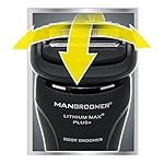 MANGROOMER Lithium Max Plus Body Groomer, Ball Groomer, Body Trimmer, Electric Groin Hair Trimmer with Free Bonus Foil…