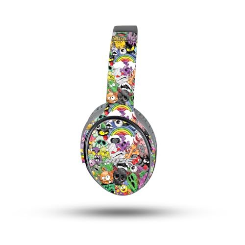 Image of MightySkins Skin Compatible with Bose QuietComfort 35 II Headphones - Puppy Fall | Protective, Durable, and Unique Vinyl Decal wrap Cover | Easy to Apply, Remove, and Change Styles