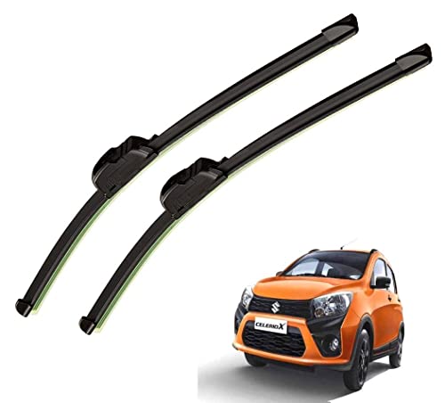 Image of Auto Hub Car Wiper Blades Compatibility With Maruti Suzukii CelerioX - Set of 2 Pcs (D-21,P-14)