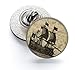 Gemelolandia | Magglass Broche à rabat gravée Bateau No7 16 mm | Accessoires Originaux Pour Hommes et Enfants Pour vestes, blazers ou pulls