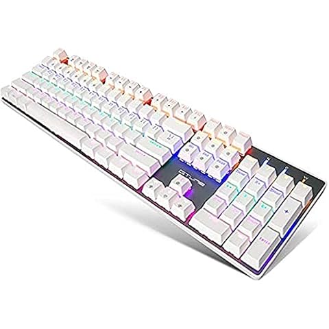 Hansung Gtune Rainbow MKF30S USB Keyboard (Korean-English) for Gaming PC Desktop Laptop Netbook Cover