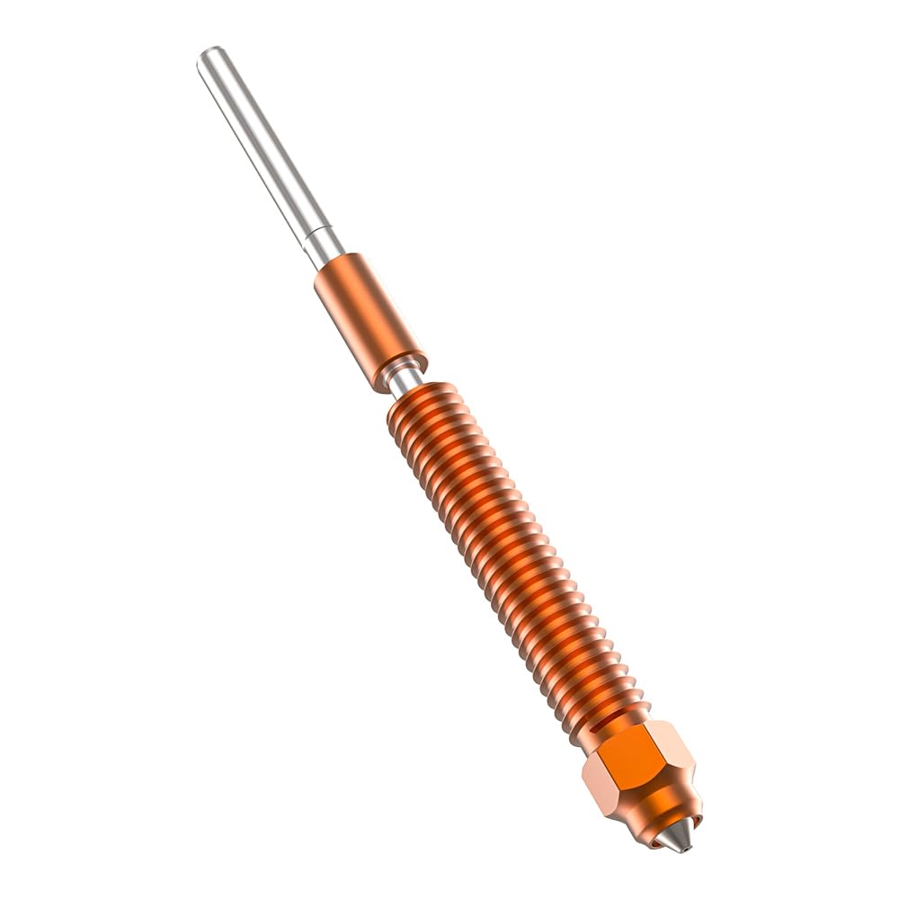 Schnell austauschbares Düsenset, kompatibel mit dem K2 Plus 3D-Drucker, integriertes Ganzmetalldesign, inklusive 0,4-mm-, 0,6-mm- und 0,8-mm-Düsen, Konstruktion aus