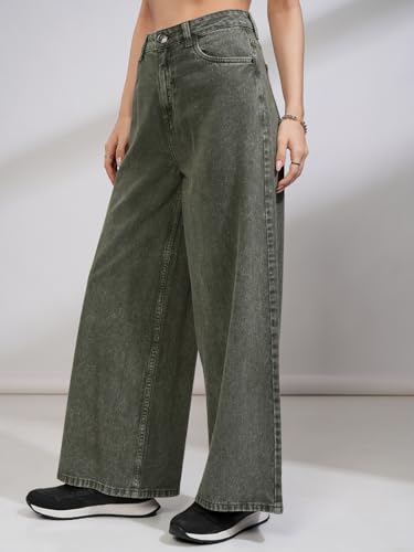 Image of Tokyo Talkies Women Cotton Baggy Jeans | Machine wash