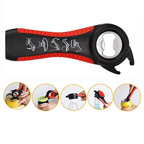 2 Pack Jar Opener Bottle Opener & Can Opener Multifunction Opener For Weak Hands,Arthritis Seniors,Elderly,Women,Seniors Kitchen Tool Set #TOP5