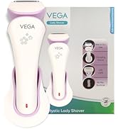 VEGA Mystic Lady Shaver For Women, 90 Mins Runtime with Quick Charge, IPX 6 Waterproof And Cord &...