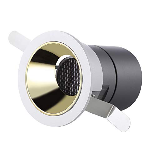 BEXDL Luces Interiores Proyector Empotrado MAZORCA Lavadora de Pared Downlight, lámpara de Techo con clasificación de Fuego, AC110-240V, 7W, 12W para el baño del baño Dormitorio Decoración Luminaria.