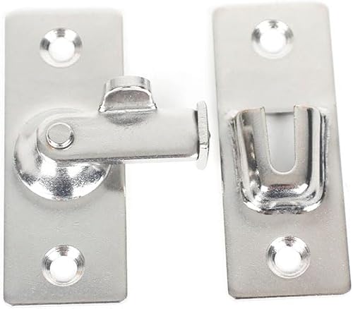 Miniatura 4 de Hebilla de bloqueo de puerta de ángulo recto de 90 grados, 304 de pantalla deslizante de acero inoxidable, cerradura de puerta de granero, cierre de