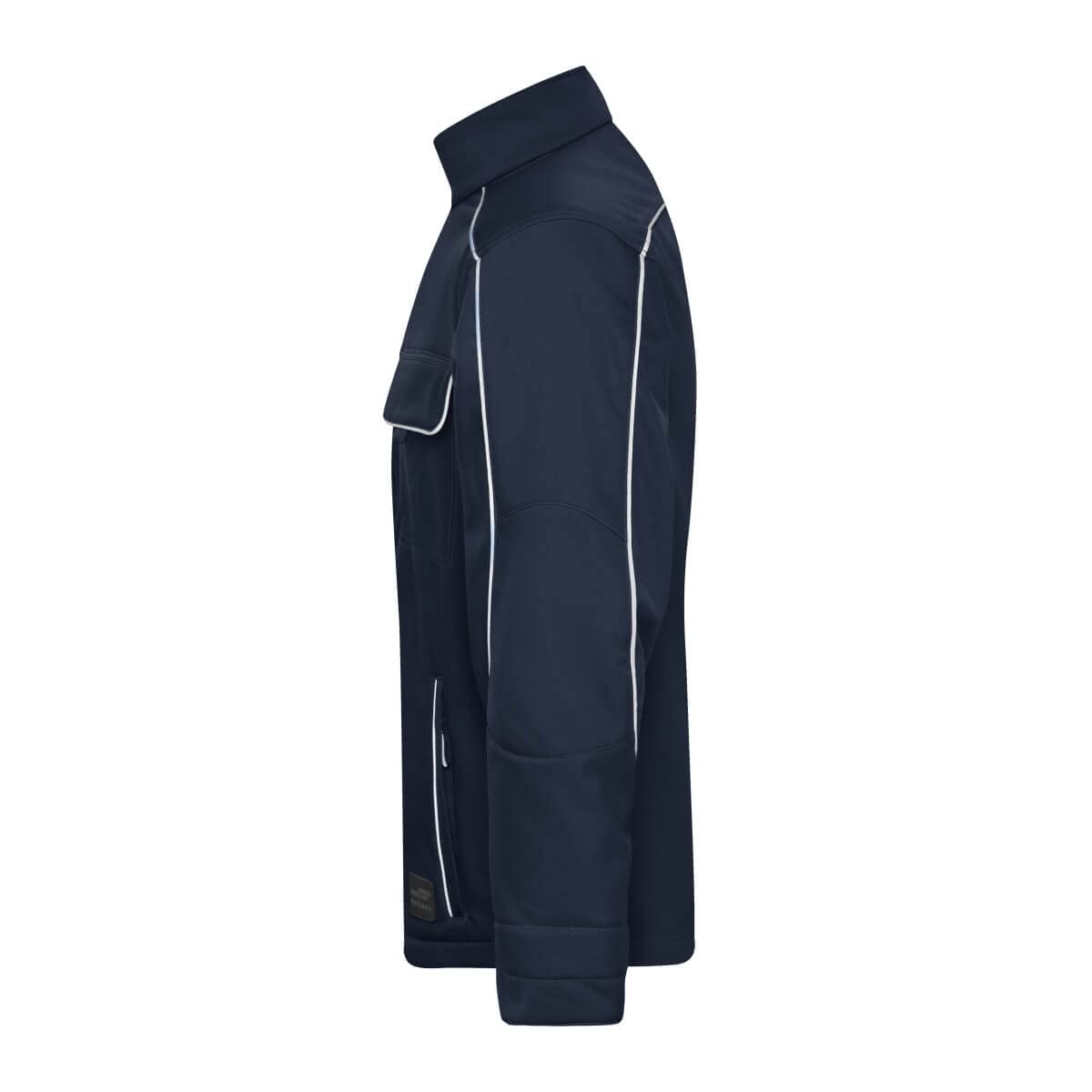 Softshelljacke Dienstbekleidung – Softshell Jacket mit Reflexdruck, wind- & wasserabweisend, professionelle Vereins- und Einsatzbekleidung