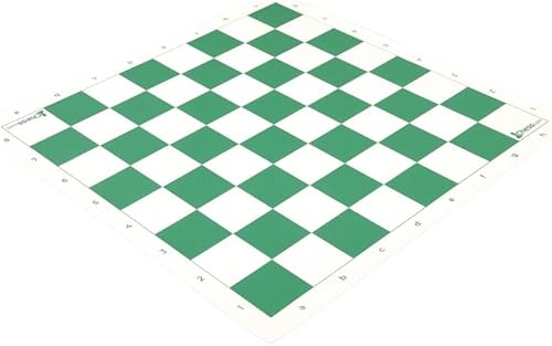 The House of Staunton Chess.com Tablero de ajedrez de vinilo para torneos de vinilo - Cuadrados de 2.25"