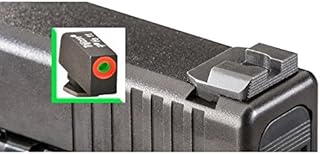AmeriGlo GL-436 Hackathorn Sight Set for Glock 42/43, Green/Orange