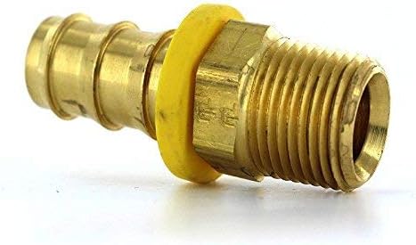 Parker 30182-6-6B Male Rigid Pipe Adapter 3/8 NPT X 3/8 Hose Brass