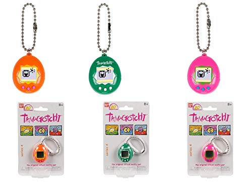Tamagotchi Chibi Series 4 Electronic Mini Orange/Yellow/Pink, Green/White, Pink/Green/Bue Digitial Pets