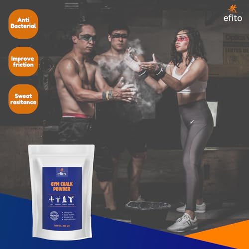 Image of Gym Chalk Powder, 2kg Pure Magnesium Carbonate for Gym, Weightlifting, Bodybuilding, Rock Climbing, Gymnastics & Sports, Superior Grip, Sweat-Free Performance & Enhanced Control