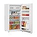 COMFEE' RCD93WH2UK(E) Under Counter Fridge, 93L Freestanding Refrigerator with Cooler Box, Adjustable Thermostat, Reversible Door, Removable Glass Shelves, Interior Light, White