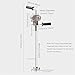 Power Mixer Pneumatic Agitator Clamp-On Drum Agitator Industrial-Grade Pneumatic Shaker Paint Stirring Tool，5 Gallon Pneumatic Paint Mixer, Handheld Air Agitator for 20L Tank, 50–2600RPM, 11