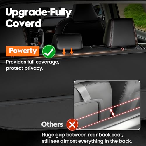 Image of Powerty Cargo Cover for 2019-2025 Toyota RAV4 Accessories, Canvas
