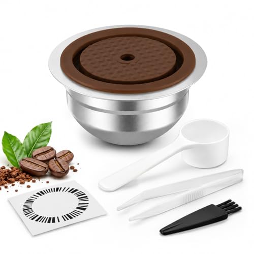 Saxiplles Reusable Coffee Pod for Nespresso Vertuo Pop, Next & Plus