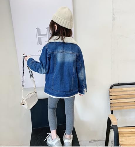Girls' Denim Jacket Outerwear, 12 Months-12 Years3